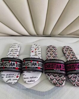 Dior Buty, sandaly klapki, skora