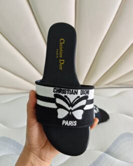 Dior Buty, sandaly klapki, skora