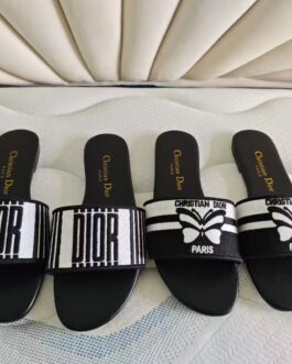 Dior Buty, sandaly klapki, skora