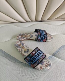 Dior Buty, sandaly klapki, skora