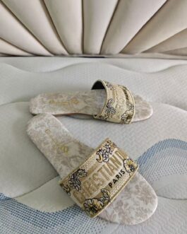 Dior Buty, sandaly klapki, skora