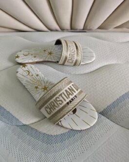 Dior Buty, sandaly klapki, skora