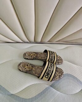 Dior Buty, sandaly klapki, skora