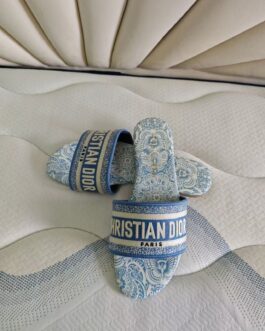 Dior Buty, sandaly klapki, skora