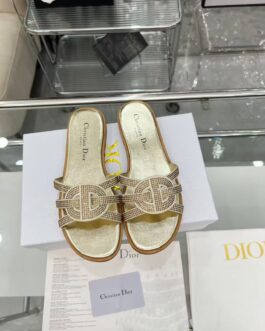 Dior Buty, sandaly klapki, skora