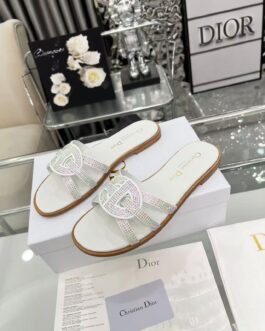 Dior Buty, sandaly klapki, skora