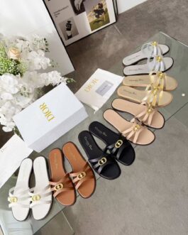 Dior Buty, sandaly klapki, skora