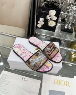 Dior Buty, sandaly klapki, skora