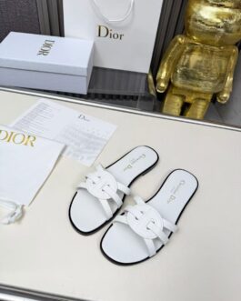 Dior Buty, sandaly klapki, skora