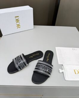Dior Buty, sandaly klapki, skora