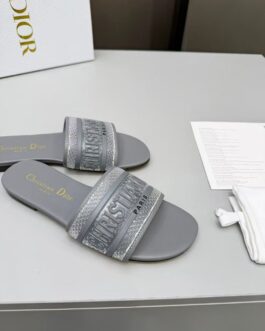 Dior Buty, sandaly klapki, skora