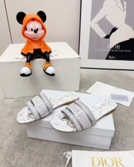 Dior Buty, sandaly klapki, skora