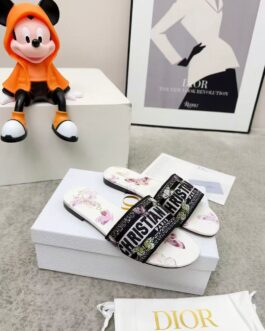 Dior Buty, sandaly klapki, skora