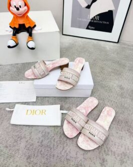 Dior Buty, sandaly klapki, skora