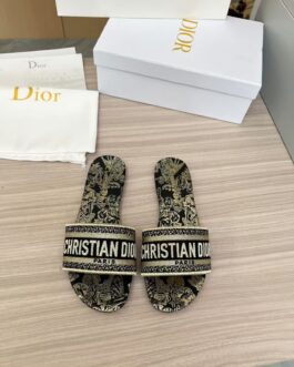 Dior Buty, sandaly klapki, skora