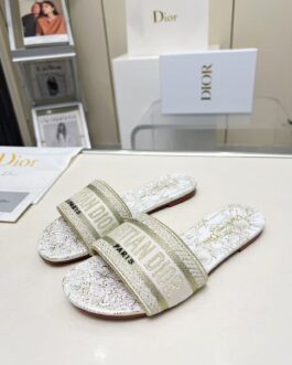 Dior Buty, sandaly klapki, skora