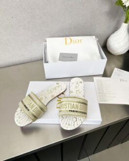 Dior Buty, sandaly klapki, skora