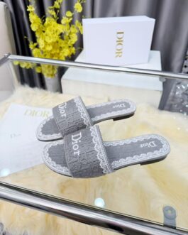 Dior Buty, sandaly klapki, skora