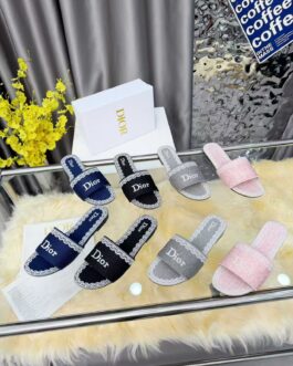 Dior Buty, sandaly klapki, skora