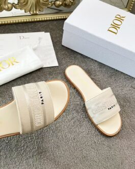 Dior Buty, sandaly klapki, skora
