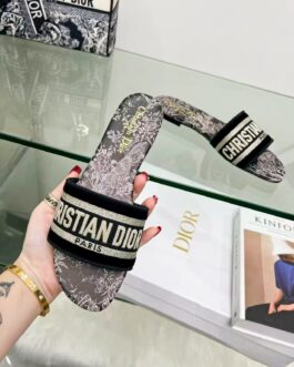 Dior Buty, sandaly klapki, skora