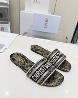 Dior Buty, sandaly klapki, skora