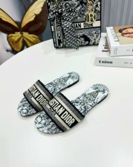 Dior Buty, sandaly klapki, skora