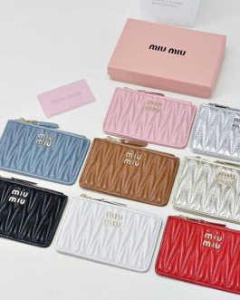 PORTFEL damski Miu Miu, skóra