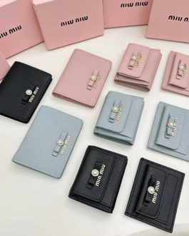 PORTFEL damski Miu Miu, skóra