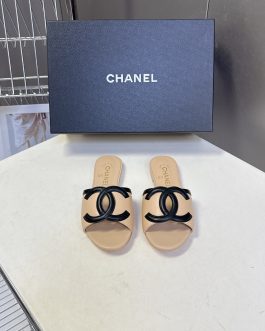 Chanel Buty, sandaly klapki, skora