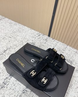 Chanel Buty, sandaly klapki, skora