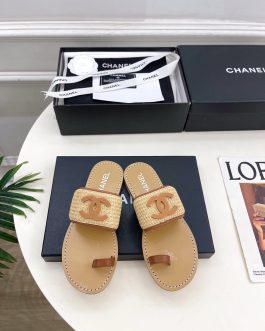 Chanel Buty, sandaly klapki, skora