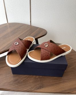 Dior Buty, sandaly klapki, skora