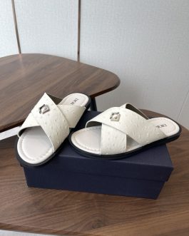 Dior Buty, sandaly klapki, skora