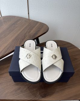 Dior Buty, sandaly klapki, skora