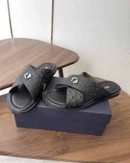 Dior Buty, sandaly klapki, skora