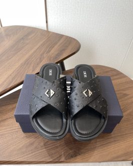 Dior Buty, sandaly klapki, skora