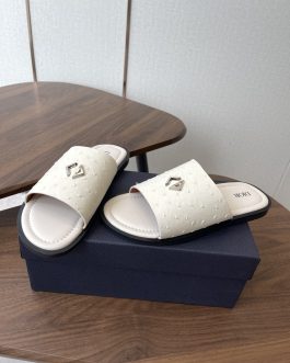 Dior Buty, sandaly klapki, skora