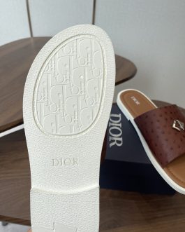 Dior Buty, sandaly klapki, skora