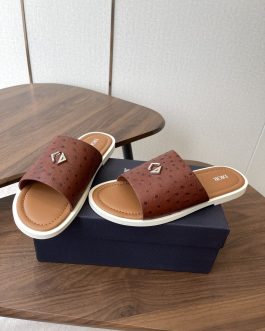 Dior Buty, sandaly klapki, skora