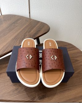 Dior Buty, sandaly klapki, skora