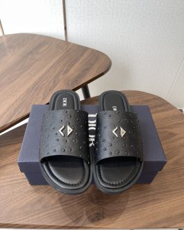 Dior Buty, sandaly klapki, skora