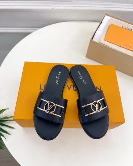 Louis Vuitton Buty, sandaly klapki, skora