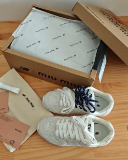 Miu Miu Sneakersy, trampki, tenisówki, buty, skora