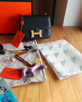 Torebka damska elegancka Hermes, skora