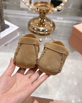 Miu Miu mokasyny półbuty damskie baleriny Loafersy, skóra