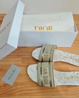 Dior Buty, sandaly klapki, skora