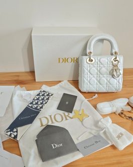 Torebka damska elegancka Dior Lady, skora