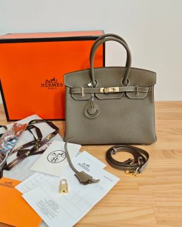 Torebka damska elegancka Hermes Birkin, skora