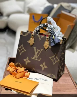 Torebka damska elegancka Louis Vuitton OnTheGo, skora